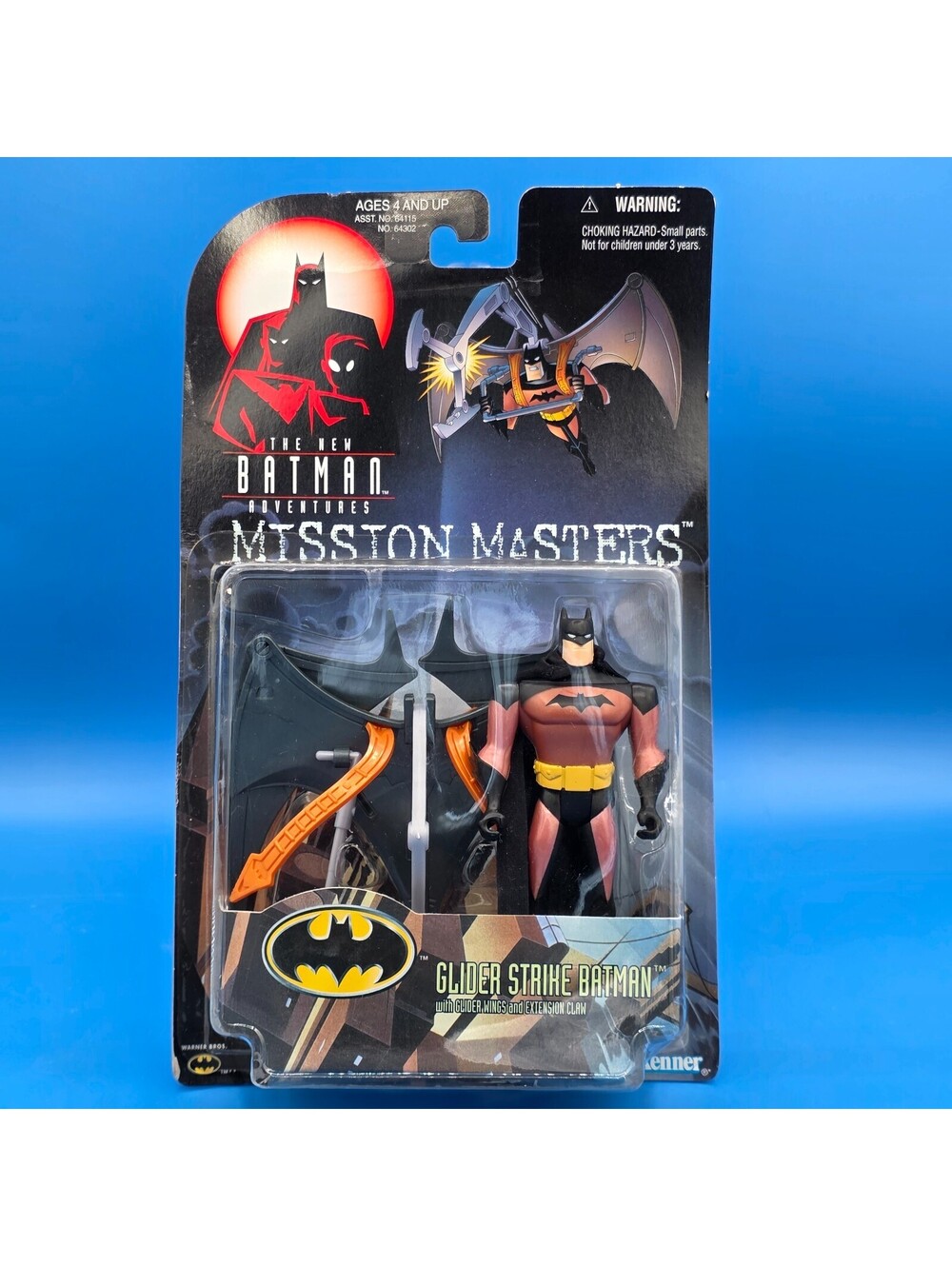 Batman The Animated Series Mission Masters Glider Strike Batman With Claw Kenner